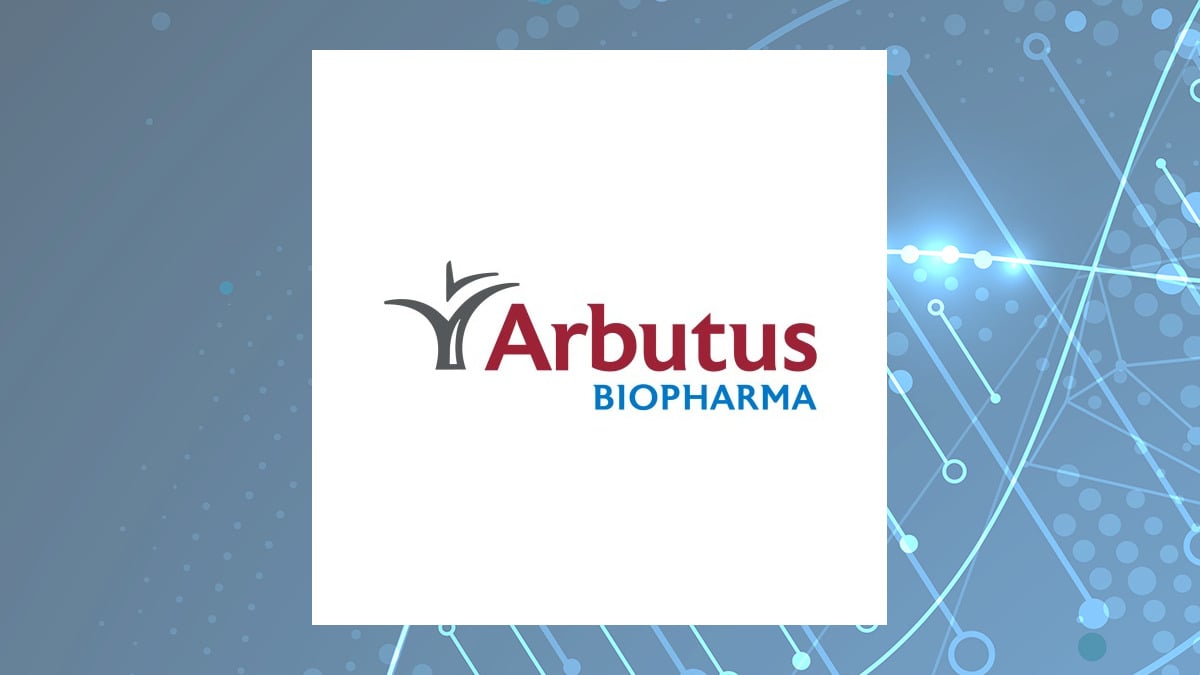 Arbutus Biopharma logo with Medical background