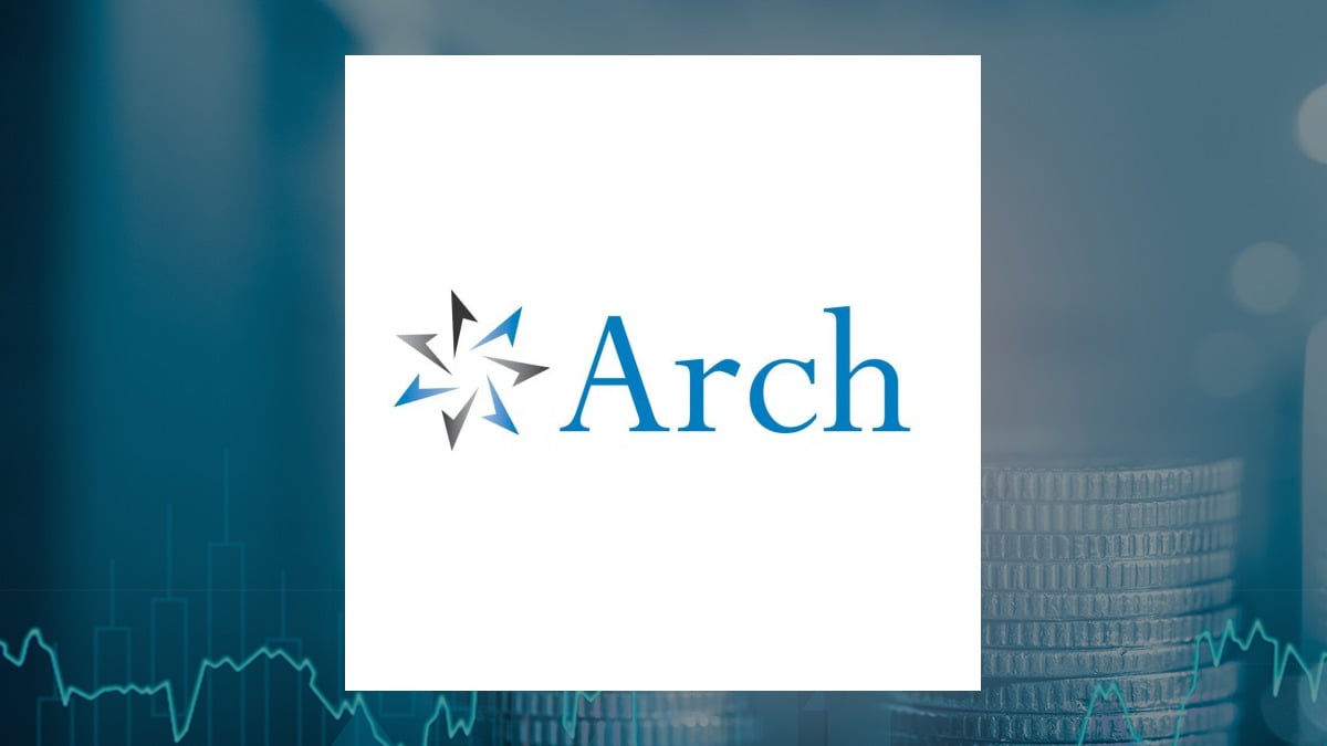 Arch Capital Group logo with Finance background