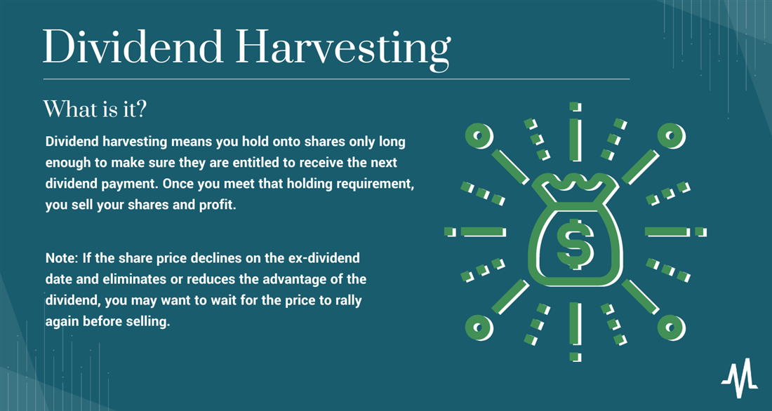 what is dividend harvesting