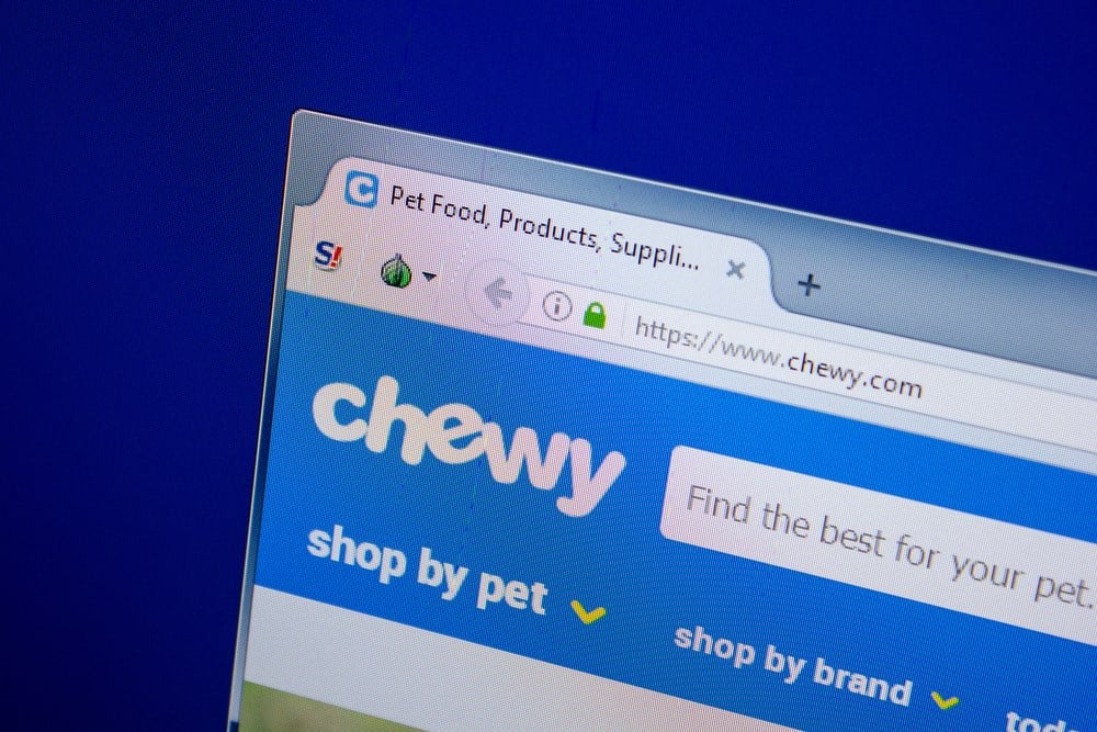 Chewy.com stock price 