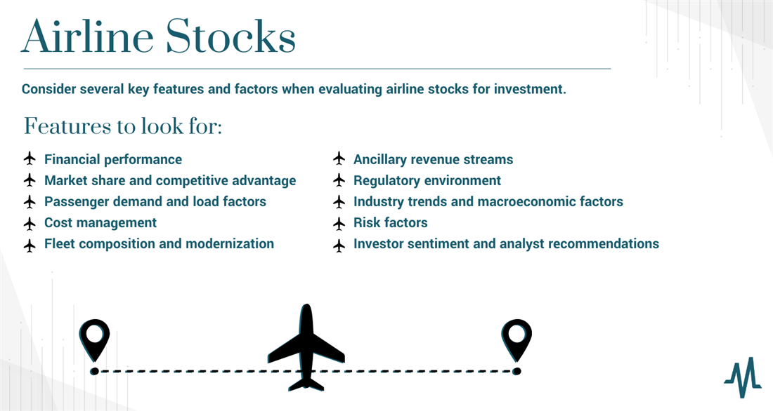 Best airline stocks to buy infographic