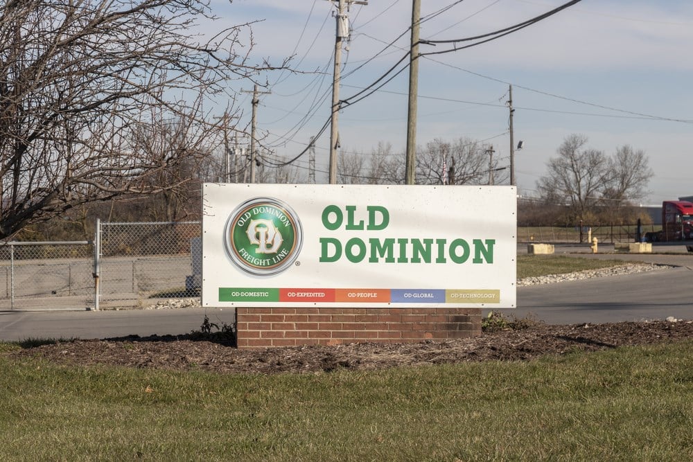 Old Dominion sign: Lean more about Old Dominion Freight Line stock now