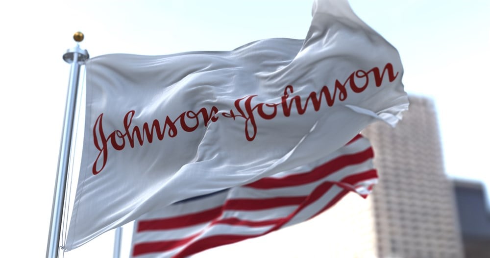 Johnson & Johnson flag representing Johnson & Johnson stock