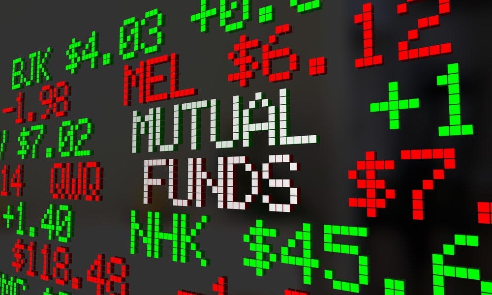 Mutual Funds Stock Tickers Scrolling Investment: Best AI mutual funds on MarketBeat