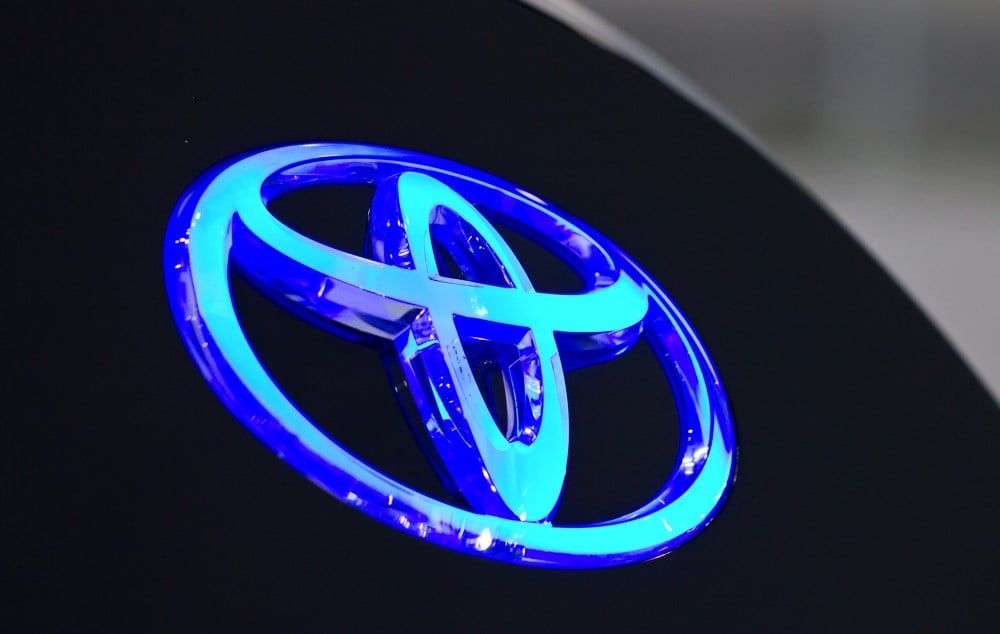 Toyota stock price 