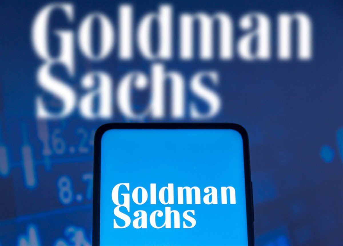 Goldman Sachs phone and background