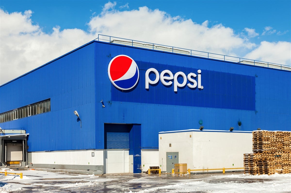 Factory of Pepsi Corporation in Samara, Russia. PepsiCo Inc. is an American multinational food, snack and beverage corporation