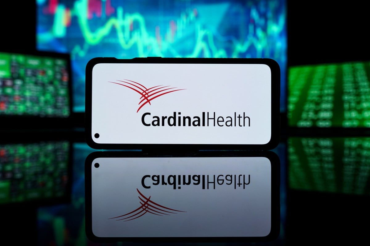 cardinal health logo on smartphone screen