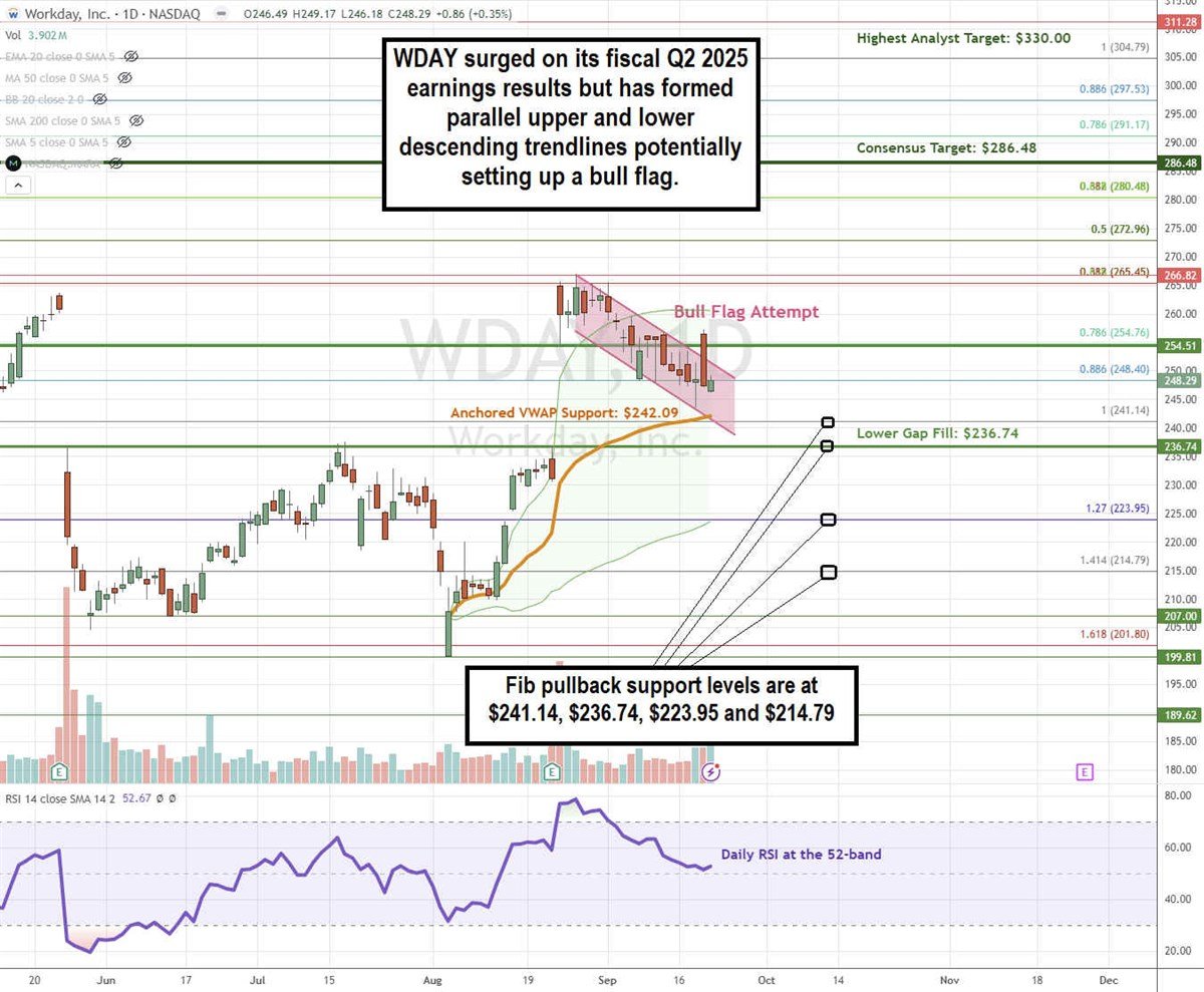 Workday WDAY stock chart