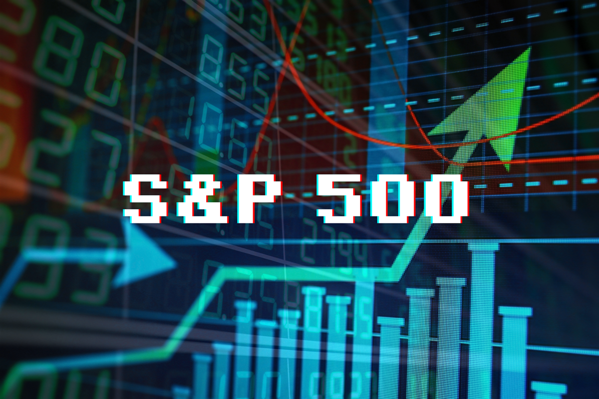 S&P 500 stock market chart 