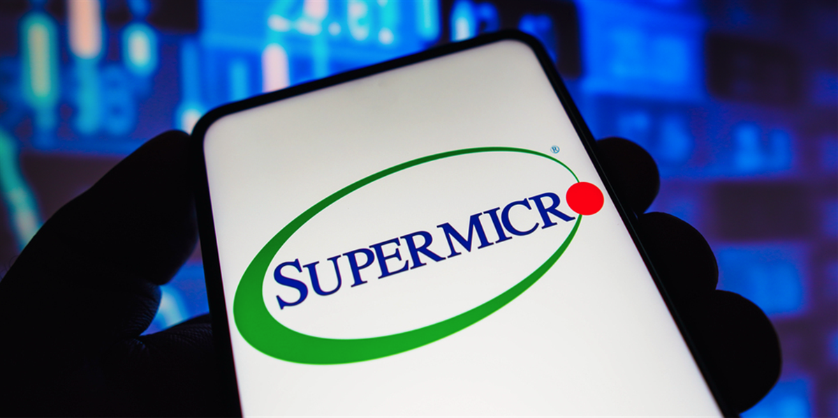 July 21, 2022, Brazil. In this photo illustration, the Super Micro Computer, Inc. logo seen displayed on a smartphone screen — Stock Editorial Photography