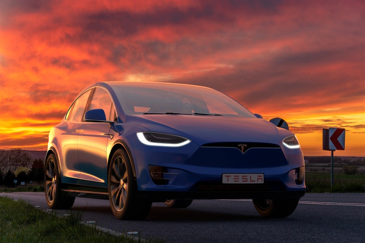 Tesla Model X.Electric SUV