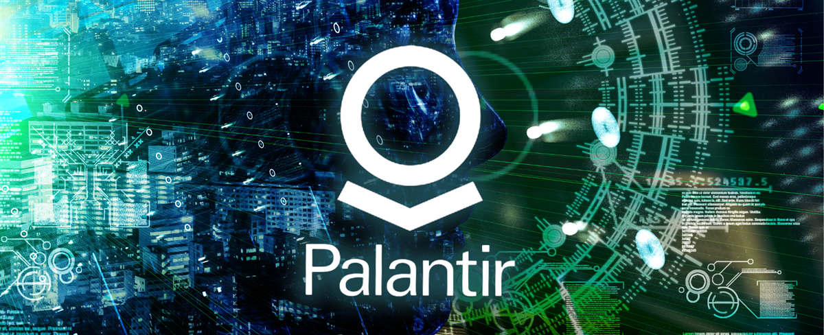 Palantir logo AI