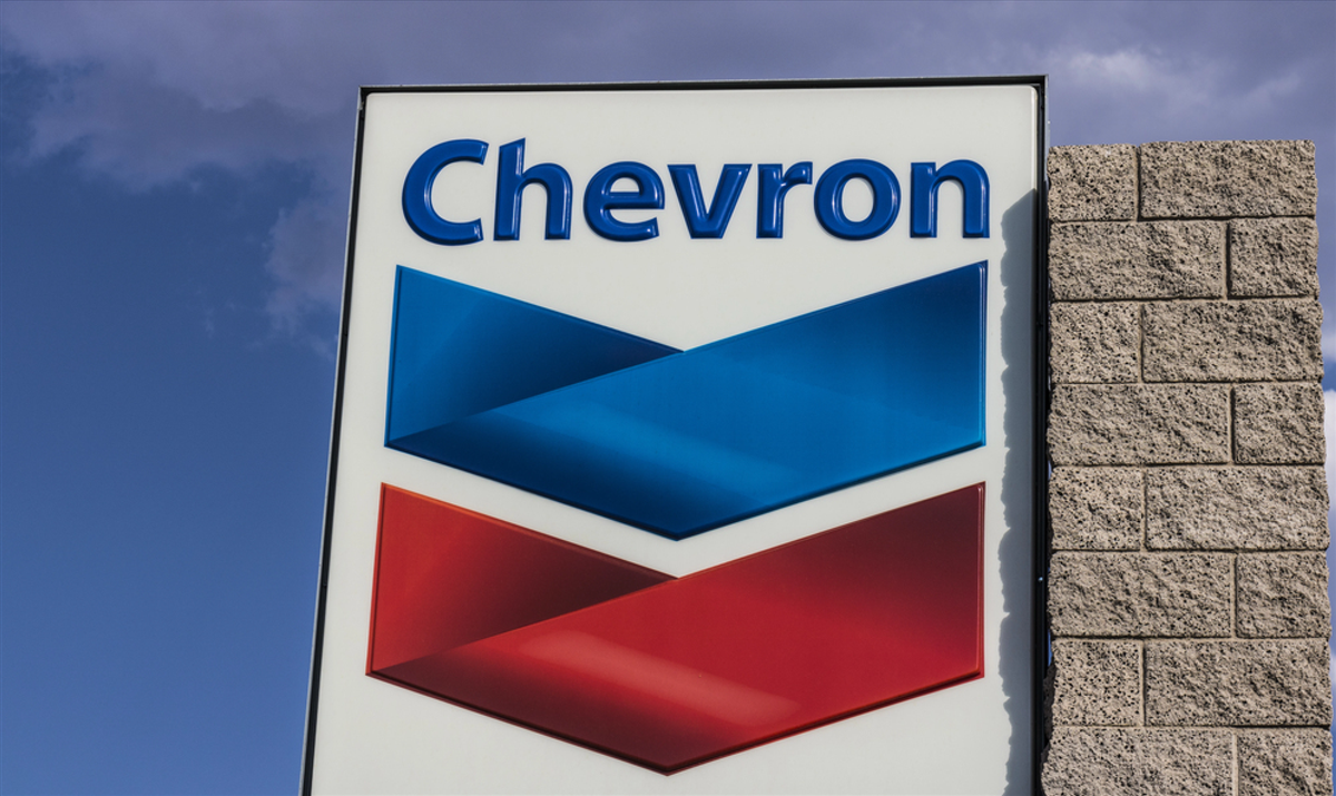 Las Vegas - Circa July 2017: Chevron Retail Gas Station. Chevron traces its roots to the Standard Oil Corporation