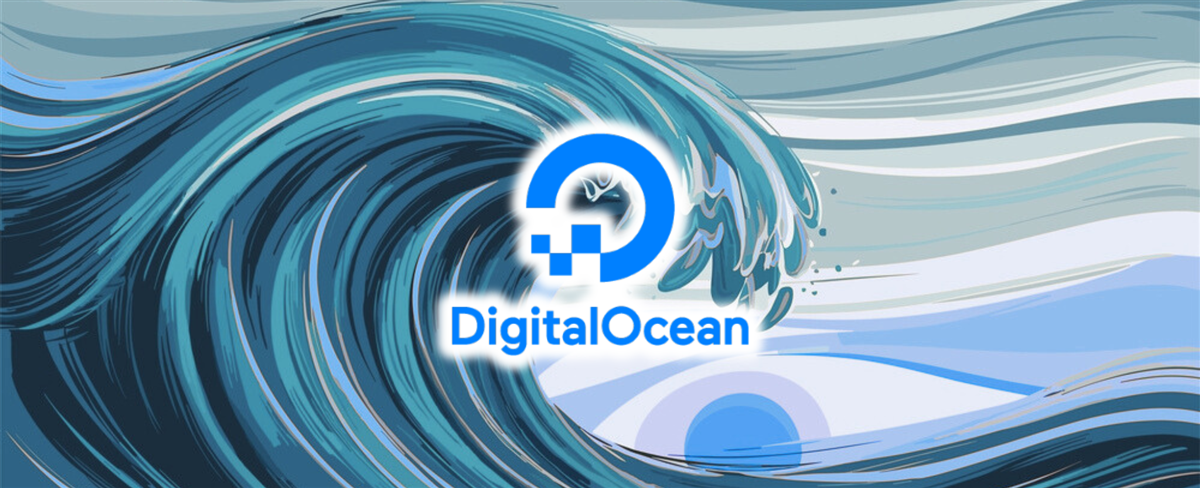 DigitalOcean wave art