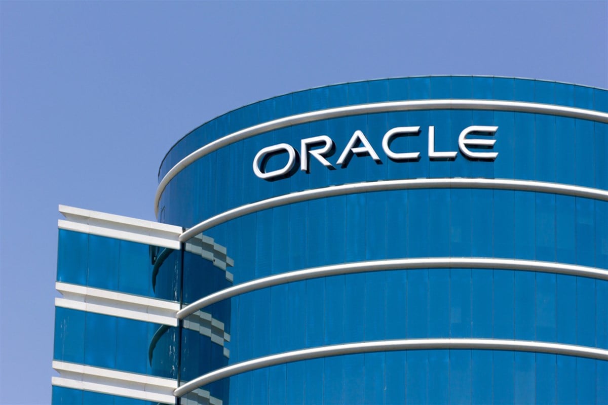 Oracle sign on building