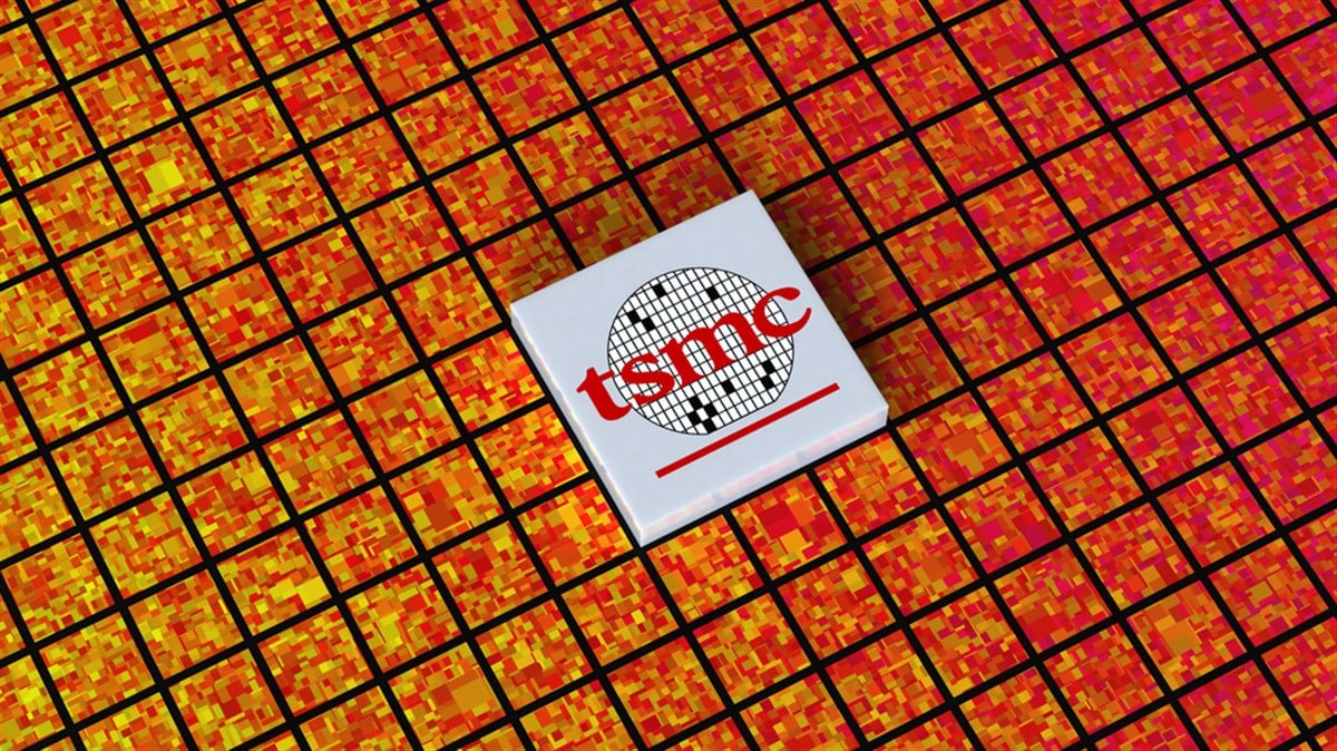 Taiwan Semiconductor Manufacturing Company TSMC logo, Taiwan Semiconductor manufacturing, Chip fabrication, IC production, Silicon Wafer, Nanotechnology, 3d render, Frankfurt - March 13, 2025 — Stock Editorial Photography