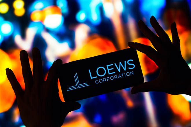 Loews stock price forecast 