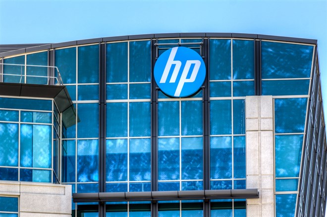 Hewlett Packard stock price 