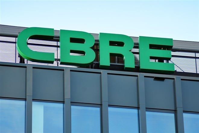 CBRE Group sign — learn more about CBRE Group stock on MarketBeat