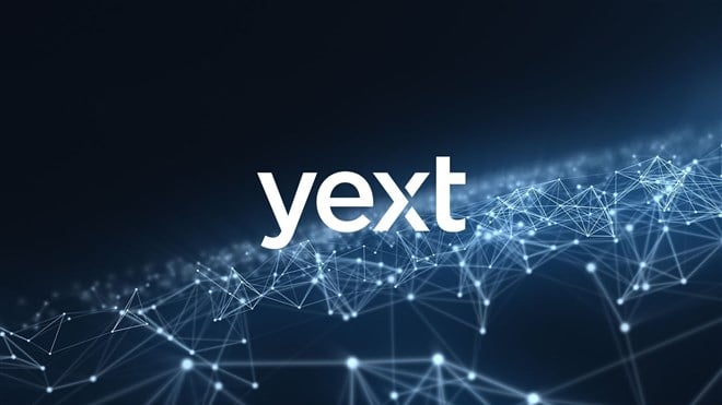 Yext Inc stock price chart 