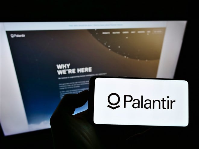 Palantir stock price 