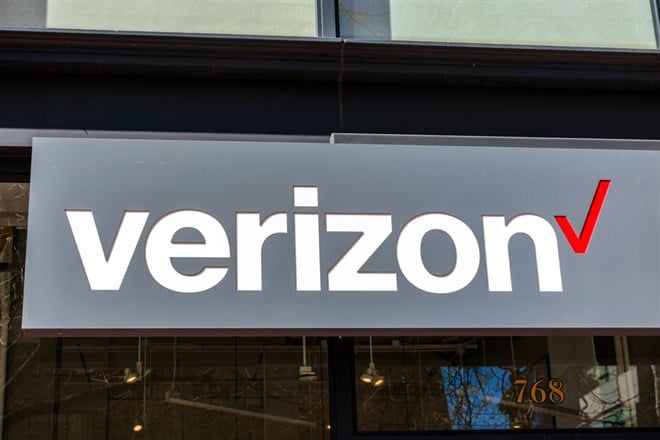 Verizon stock price 