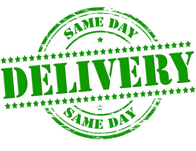 Same day delivery 