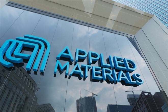 Applied Materials sign on building