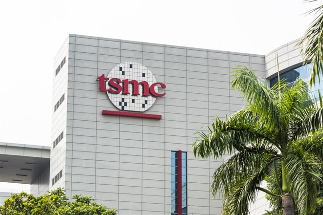 TSMC logo sign