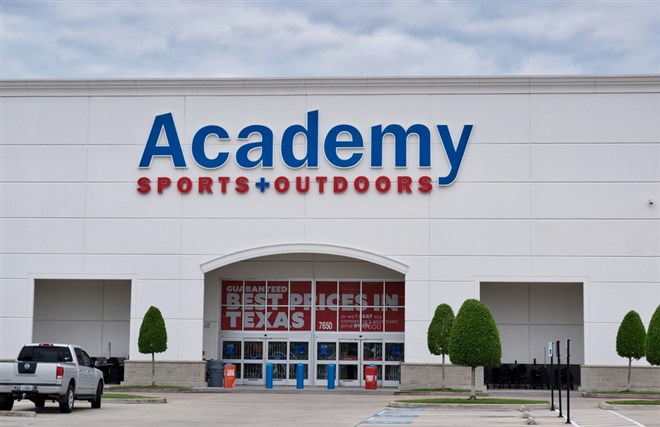 academy sports + outdoors store logo sign