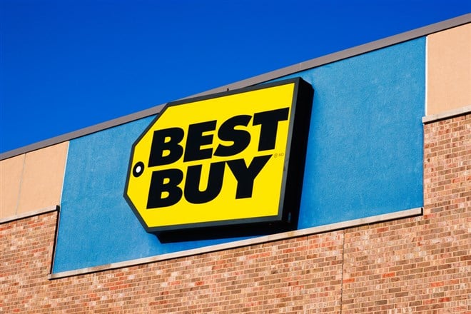 Best Buy store sign