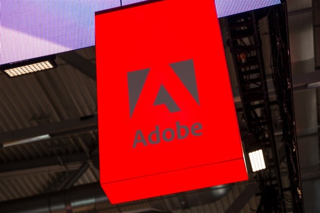 Adobe logo sign