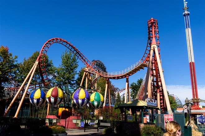 Amusement theme park rides