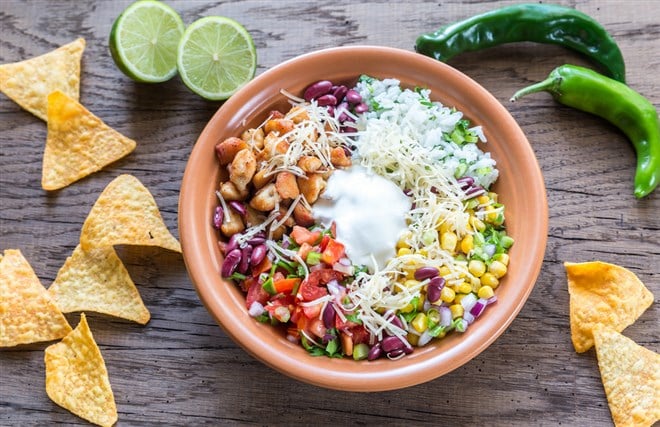 chipotle chicken burrito bowl