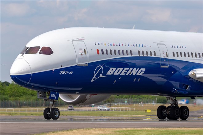 Boeing 787-9 Dreamliner commercial airline aircraft N789ex