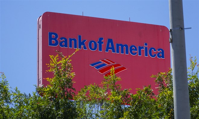 Bank of America branch in Los Angeles 