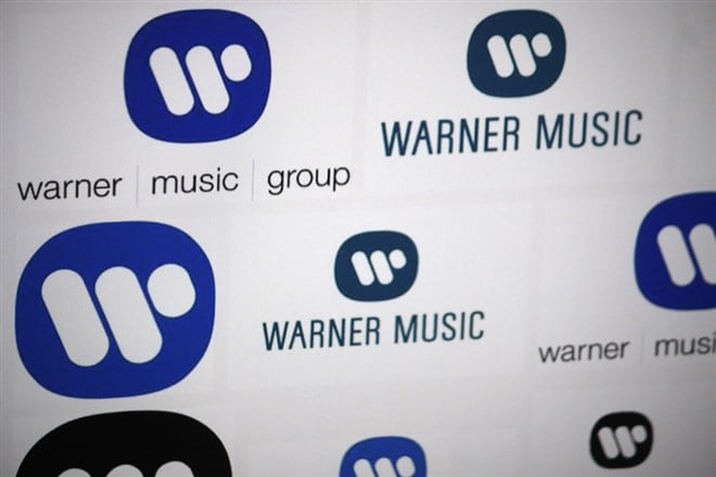 Logos of brand "Warner Music Group"