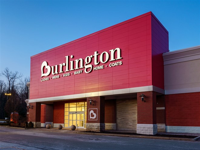 Closeup View of Burlington Store Exterior