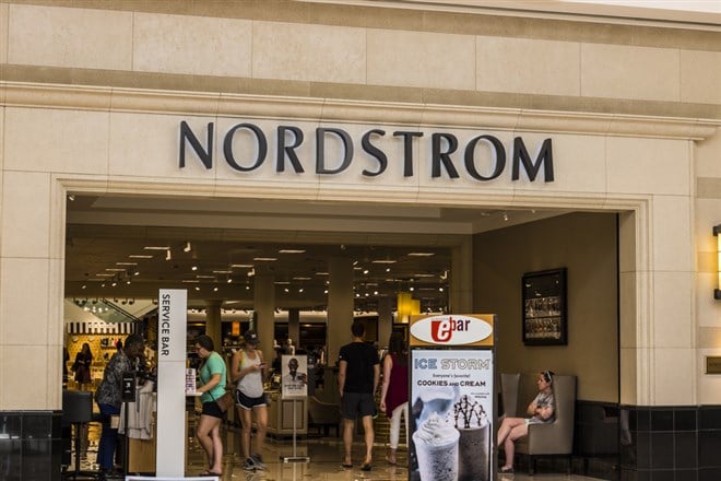 Cincinnati - Circa May 2017: Nordstrom Retail Mall Location. Nordstrom is Known for its Service and Fashion V