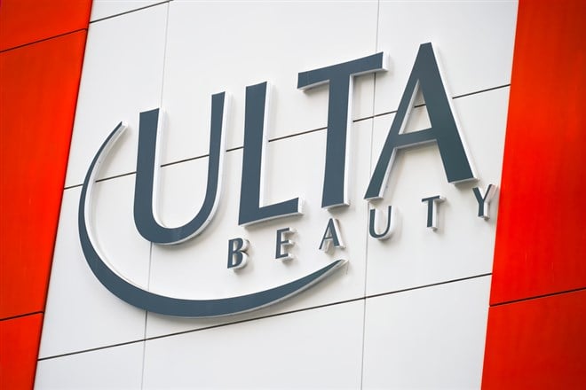 Ulta Beauty logo store sign