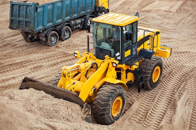 Caterpillar bulldozer