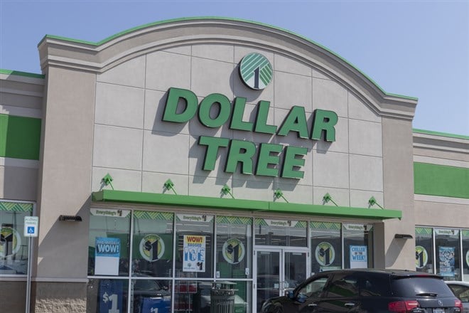 Muncie - Circa August 2021: Dollar Tree Discount Store. Dollar Tree offers an eclectic mix of products for a dollar.