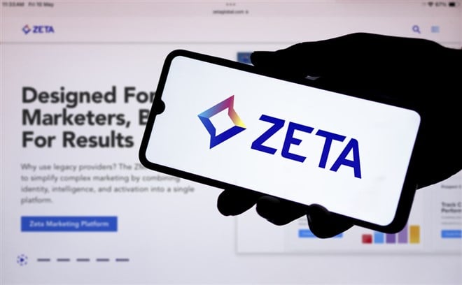 Dhaka, Bangladesh- 20 Aug 2024: Zeta logo is displayed on smartphone. — Stock Editorial Photography