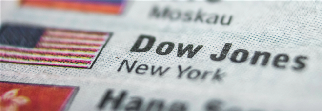 Dow Jones Macro Concept — Photo