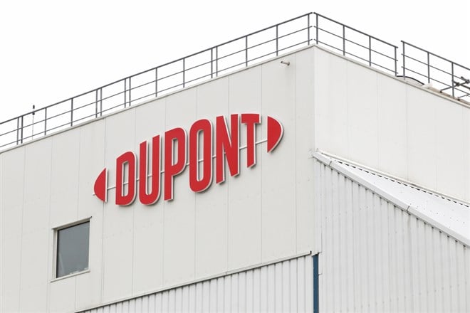 Sassenage, France - September 10, 2019: DuPont factory in France. DuPont is one of America's most innovative companies and it is an American chemical company — Stock Editorial Photography