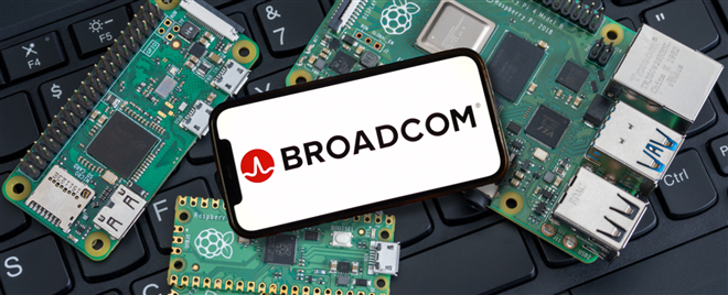 Broadcom Raspberry Pi - single board computer - Stock Editorial Photography