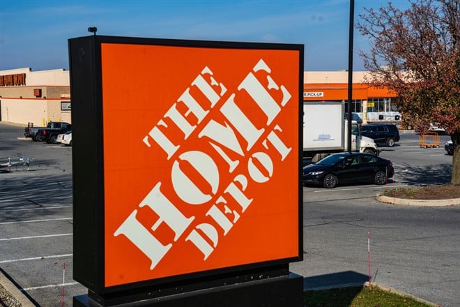 Home Depot Logo Sign - Stock Editorial Photography