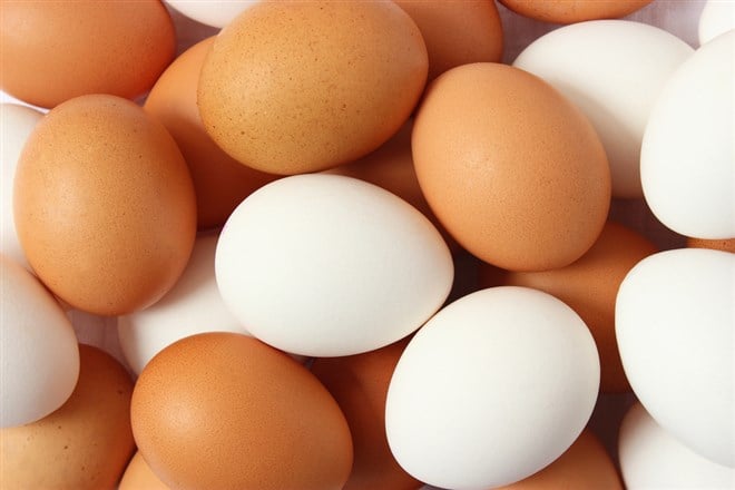 variety of eggs