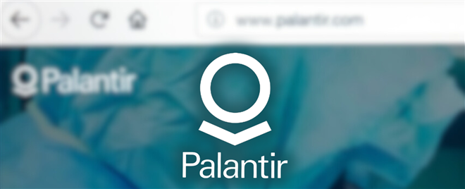 Palantir logo and website